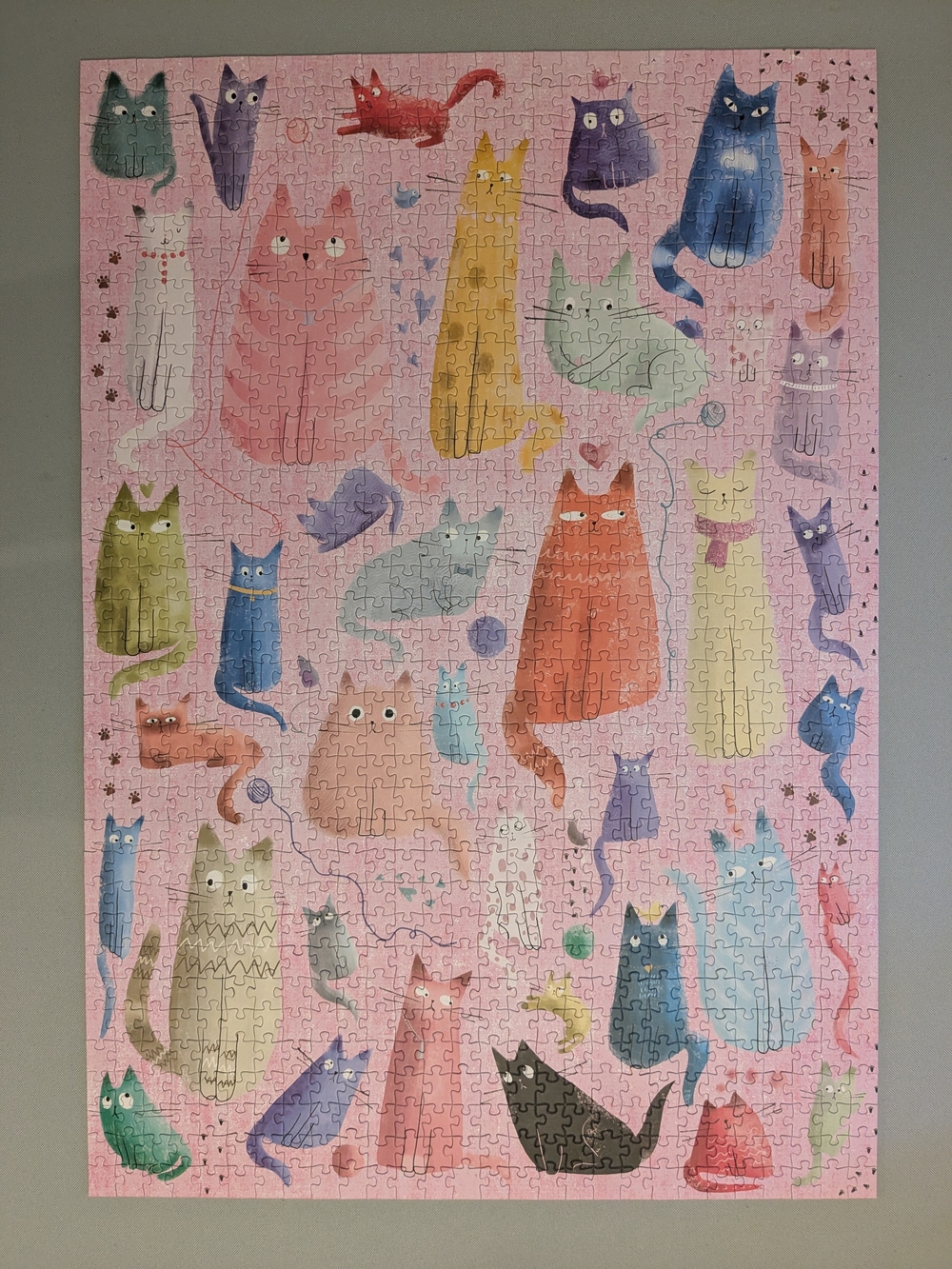 Two Bird Press 1000 Piece Puzzle - Puzzled Cats - Picture 2 of 9